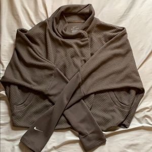 Nike dri fit crop top longsleeve